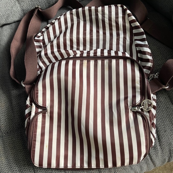 Henri Bendel Stripe Packable Backpack - Picture 1 of 4